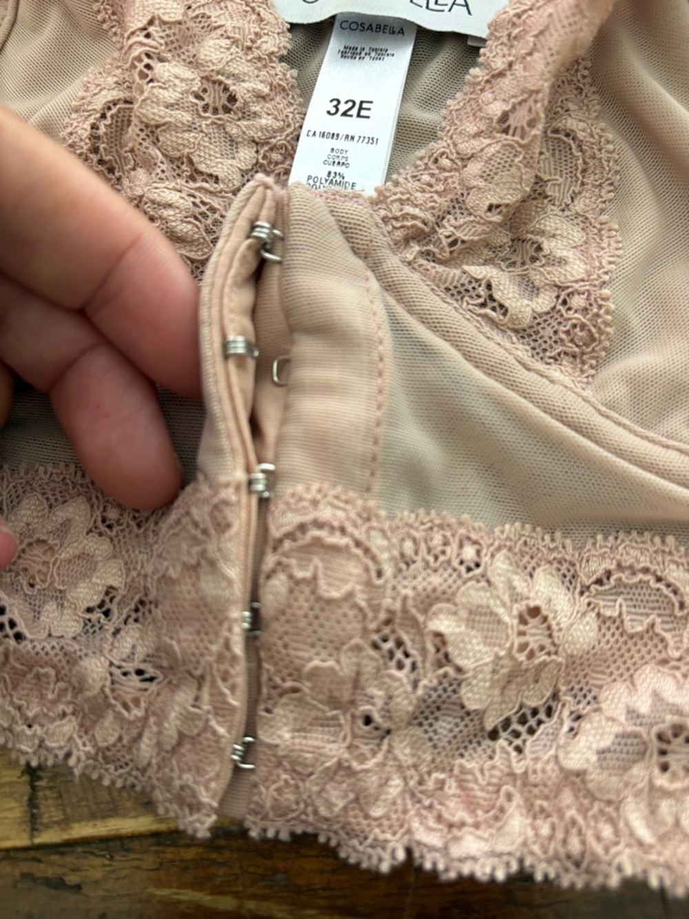 (2) Cosabella Forever Front Closure Underwire Bra size 32E -2 Bras set - Picture 5 of 6